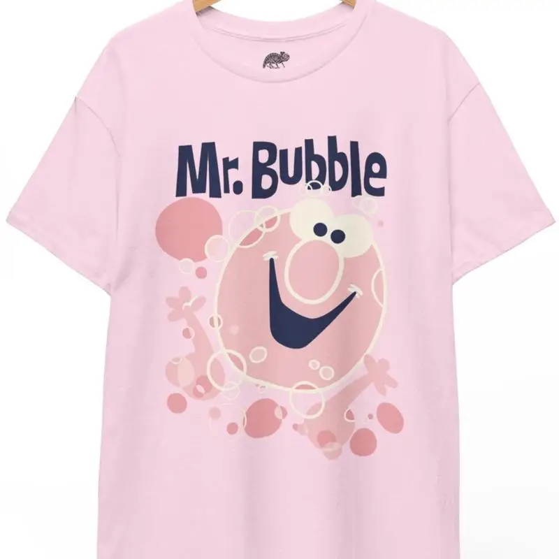 Футболка Mr Bubble, рубашка в стиле ретро с логотипом Bubblebath в стиле гранж, футболка унисекс