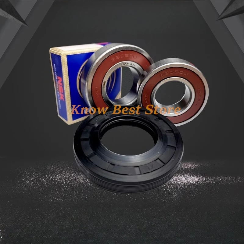 1 set For LG Drum Washing Machine Bearing Sets (6305 6306) And Water Seal(37*76*9.5*12)Oil Seal Original Sealing  Parts