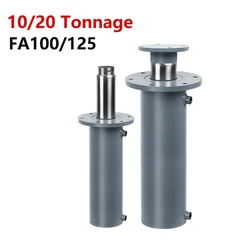 FA100/125 Upper Flange Hydraulic Cylinder Bidirectional Press Baler Telescopic Oil Top 10 Ton /20 Tonnage Hydraulic Oil Cylinder