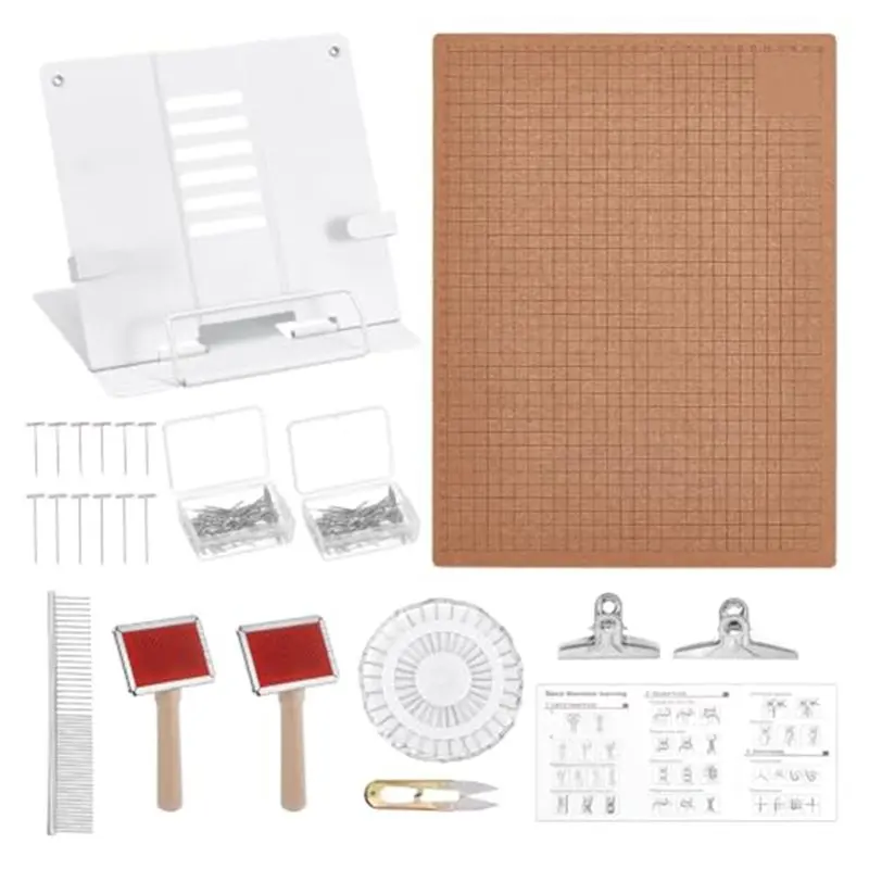 veho-108pcs-macrame-kitmacrame-board-and-pins-double-sided-grids-handmade-braiding-making-board-metal-adjustable-holder