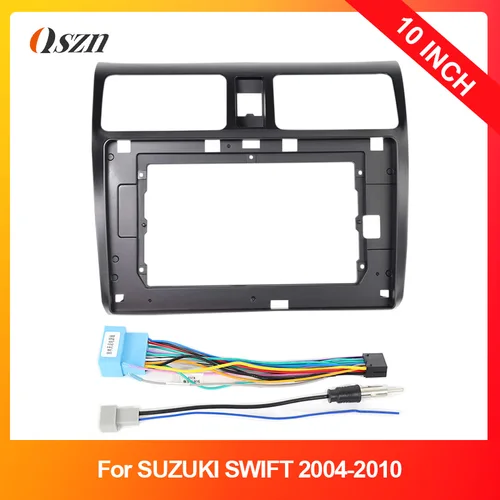 Imagen 2 del producto Fascia de coche de 10,1 pulgadas para SUZUKI SWIFT 2004-2010, adaptador de marco de DVD, Radio estéreo, Audio, unidad principal de tablero, Kit de Panel de arnés de navegación