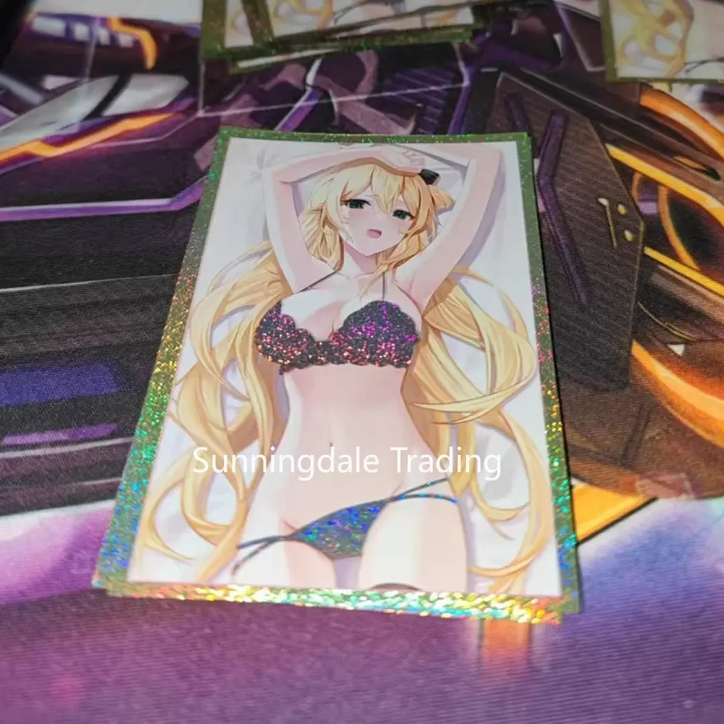 

50 PCS/Bag Anime Yu-Gi-Oh! Sky Striker Ace Raye DBDS Card Sleeves Game Yugioh Holographic Sleeve Cards Protector Case Gift