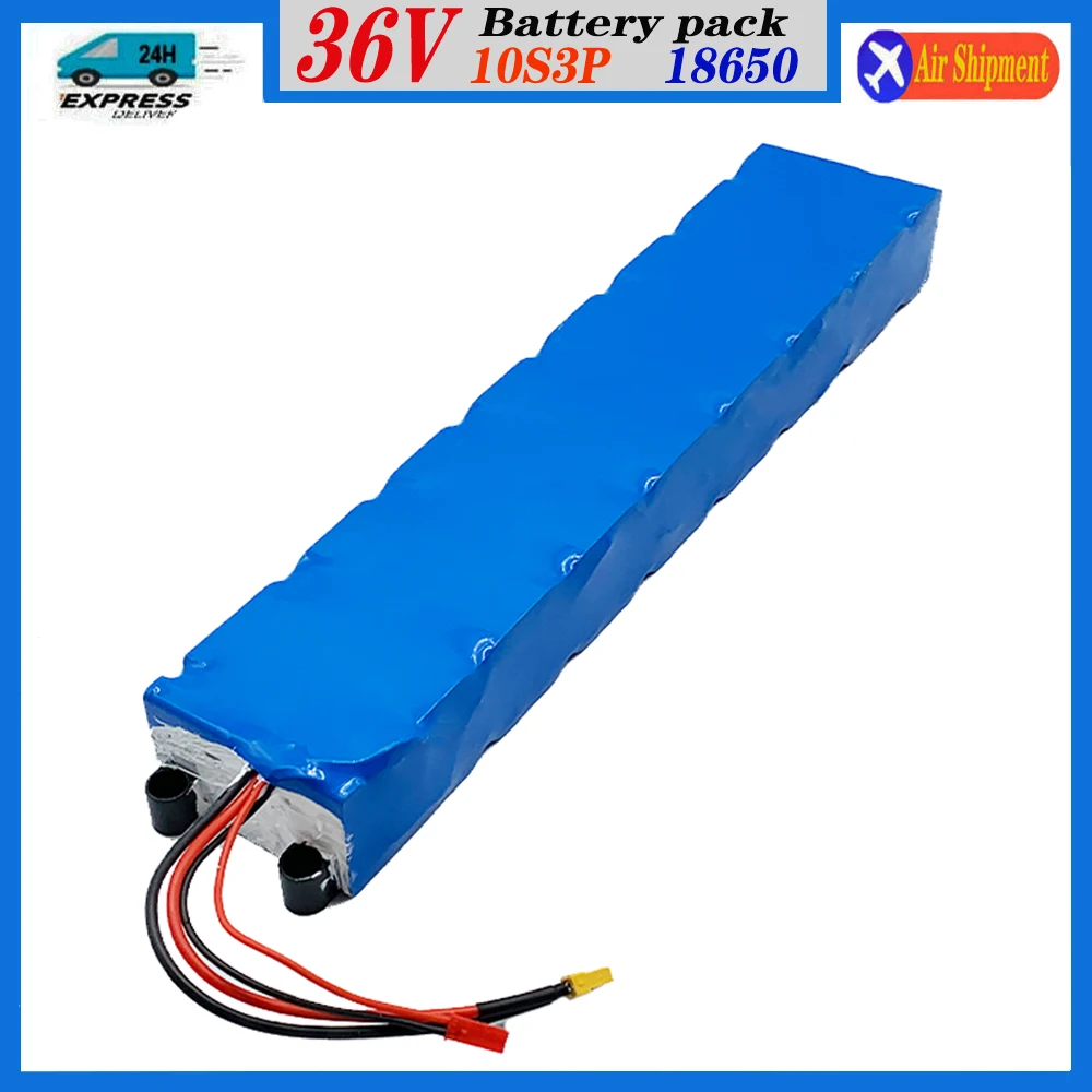 Imagem -03 - Bateria de Íon de Lítio 10s3p 40ah Jst Mais Xt60 Conector Adequado para Bicicletas Elétricas e Scooters Equipado com Bms 36v