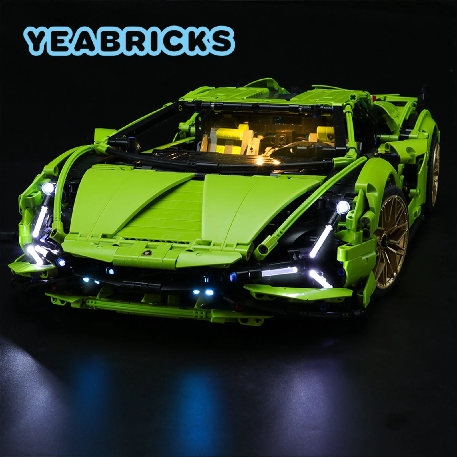 YEABRICKS LED Light Kit for 42115 Building Blocks Set (NOT Include the Model) Toys for Children