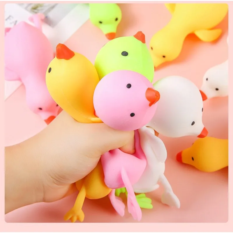 Brinquedos Antiestresse de Pato e Ganso, Bichos Fofos Kawaii para Aliviar o Estresse, Brinquedos de Descompressão e Esticáveis para Adultos