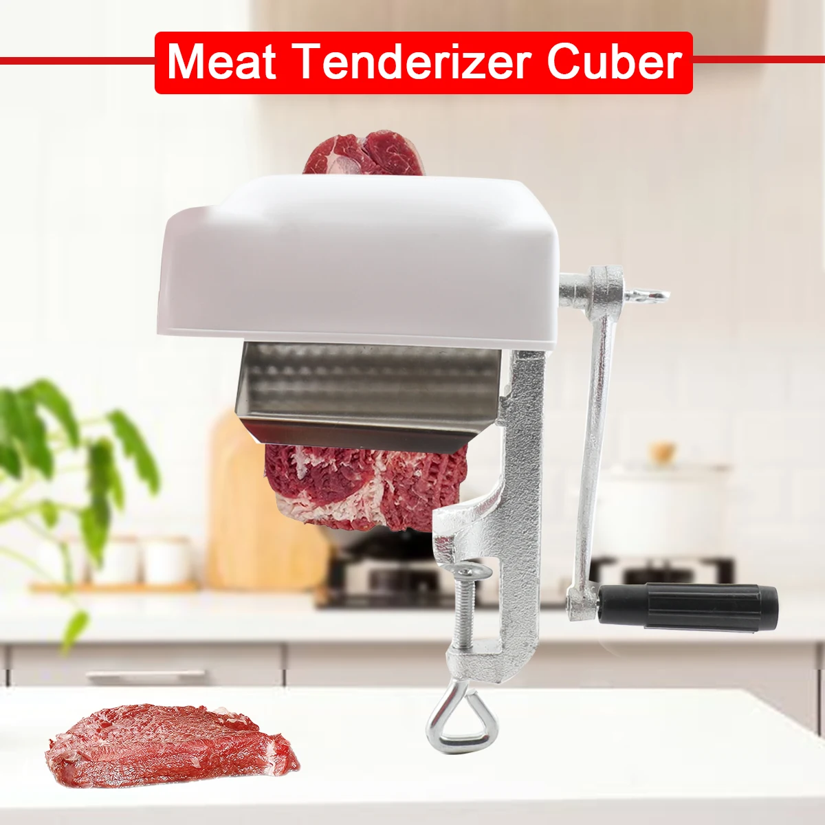 Ablandador de carne, máquina rápida de Metal, vaporizador, parrilla de carne, ayuda de cocina para marinar, accesorios de cocina, hogar, restaurante