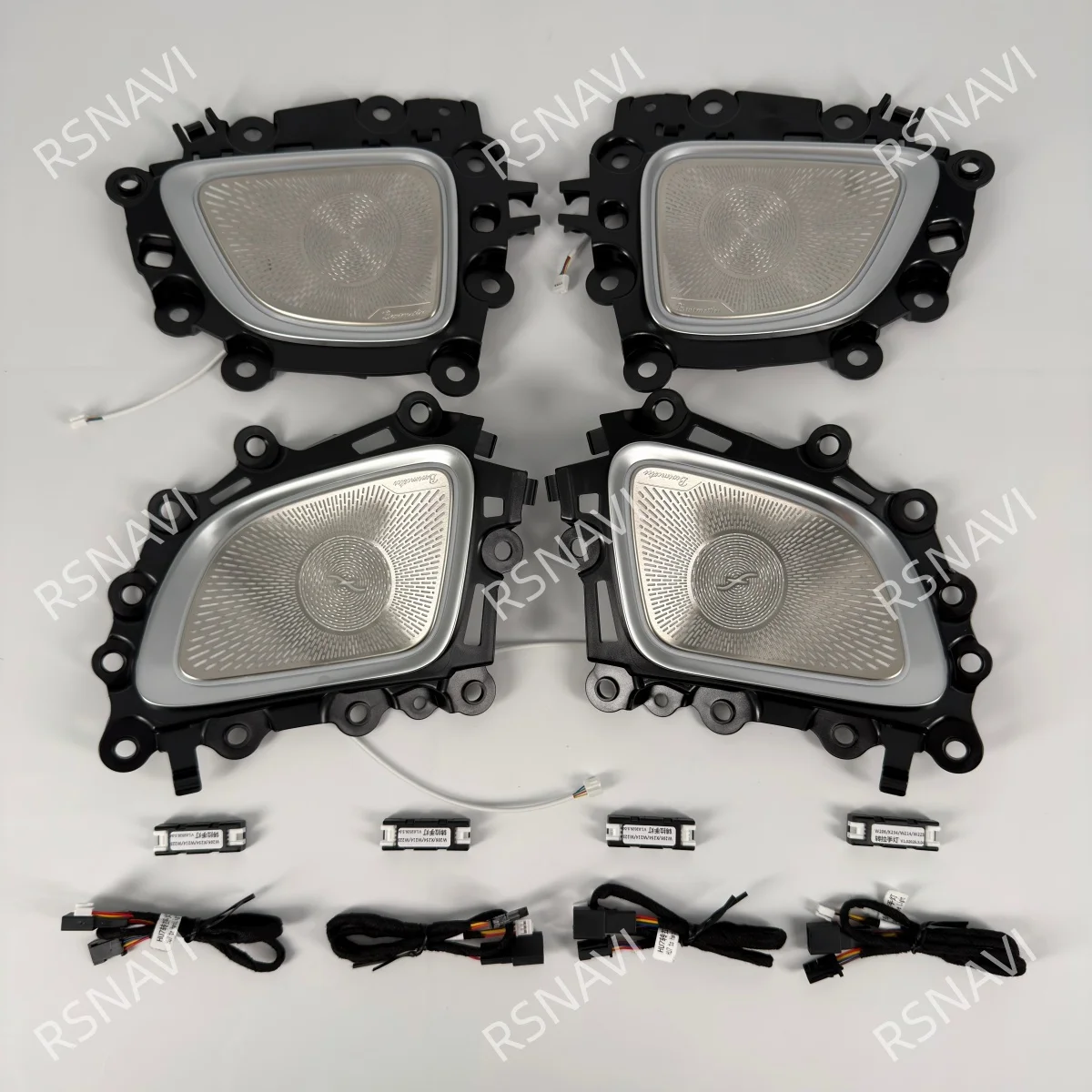 64 Colors LED 4 Door Illuminated Cover For Mercedes Benz C-class W206 GLC X254 Car New LED Speaker Cover Car Door Luminou