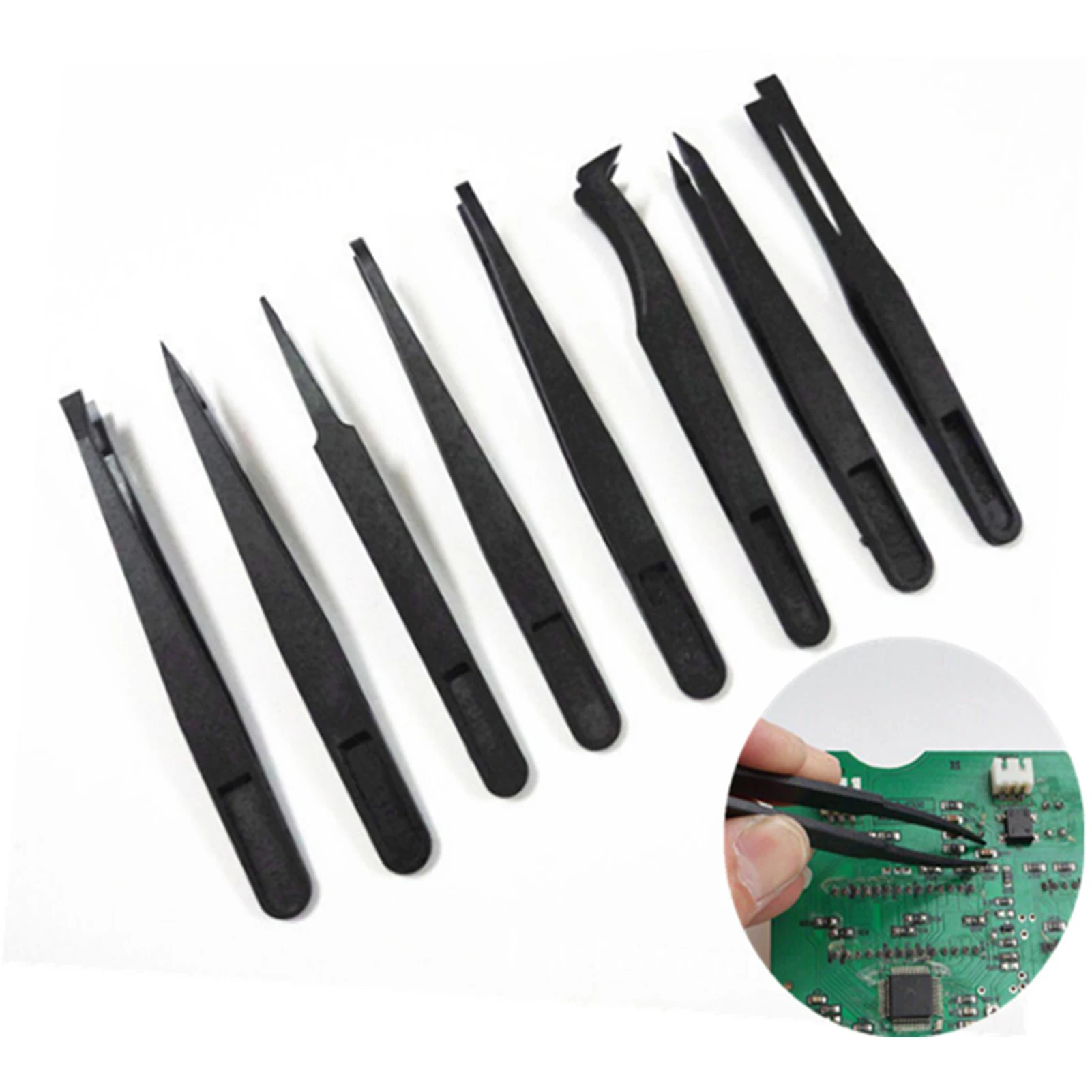 Delicate Electronic Repair Tweezers High Precision and Durability Tweezers for Facial Hair Splinter and Eyelashes