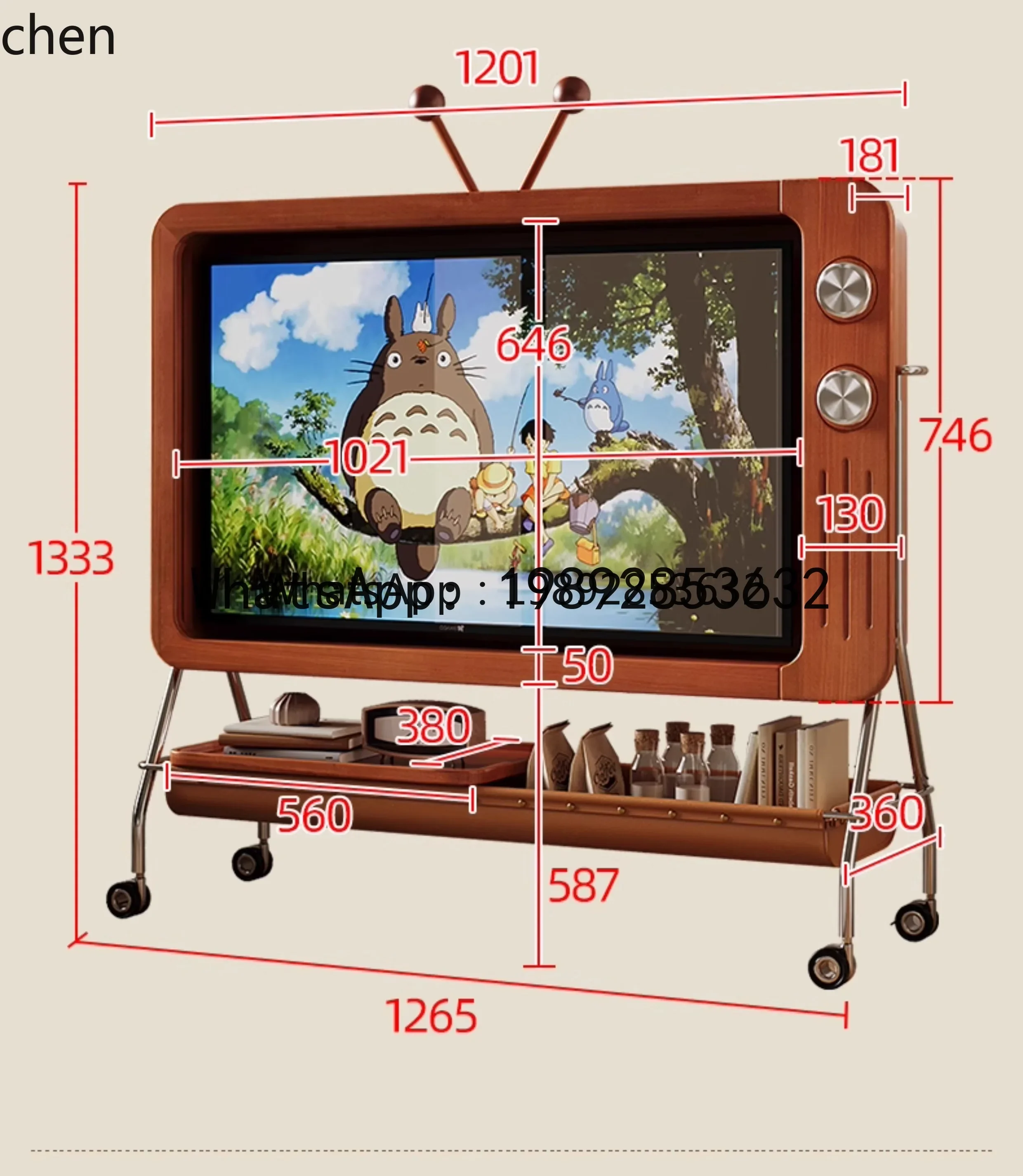 

W7- TV cabinet bracket living room bedroom floor high cabinet luxury home decor vintage home decor