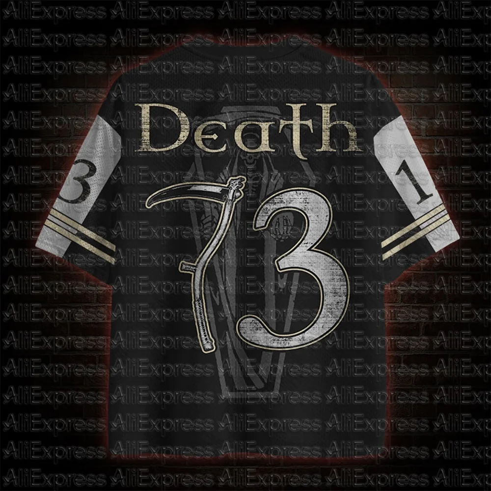 2026 New Movie Sports Fashion Adult and Children's Short Sleeve V-neck Street Eye Clothing Gothic Style Horror Fans Gift