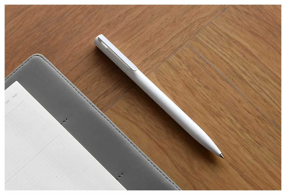 Bolígrafo Xiaomi Original para escribir, luz suave Mijia, presione el núcleo, repuesto de repuesto, bolígrafo de 0,5mm para negocios, azul, rojo y negro