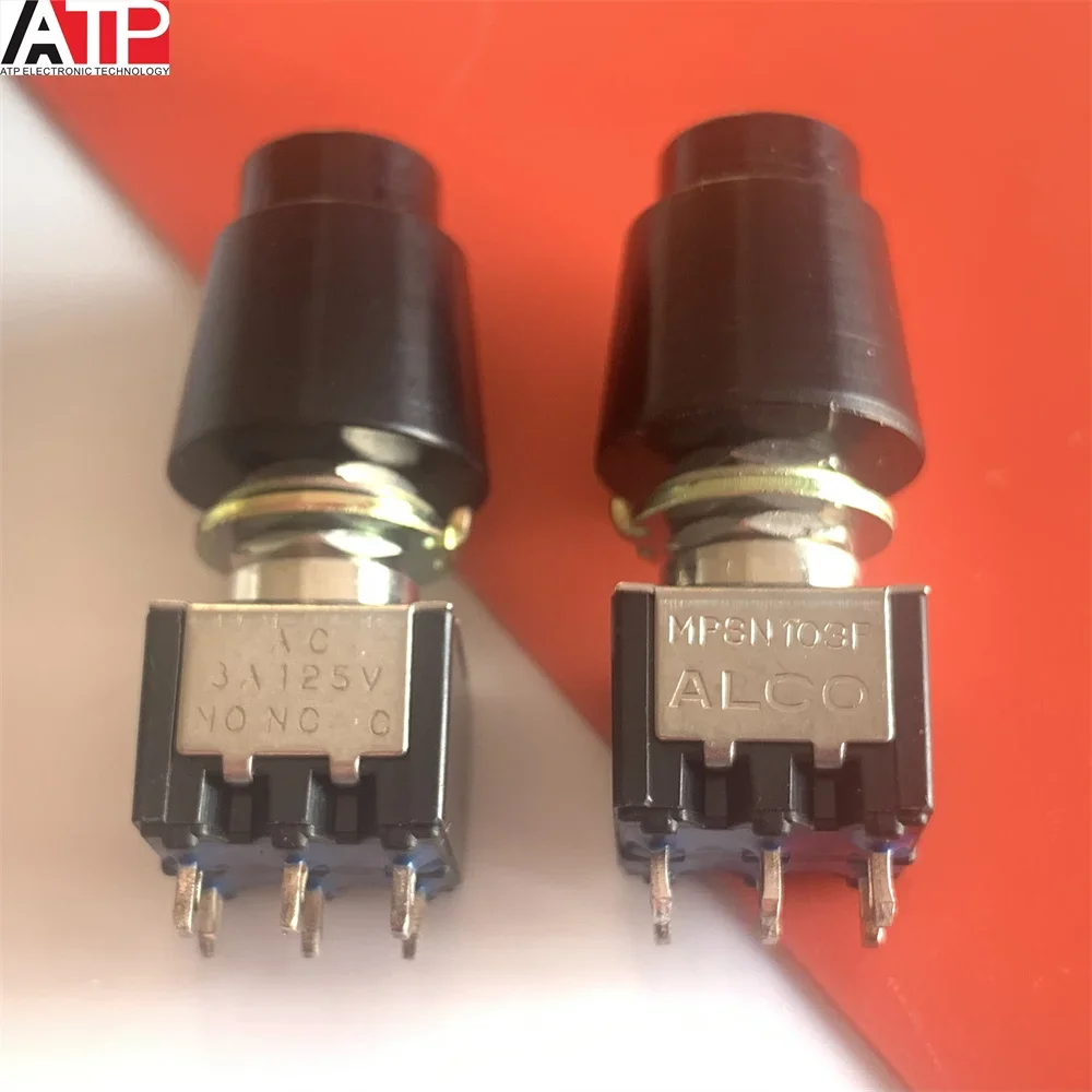 1PCS MPSN103F import dynamic reset switch 6 feet with lamp key switch genuine Original spot inventory