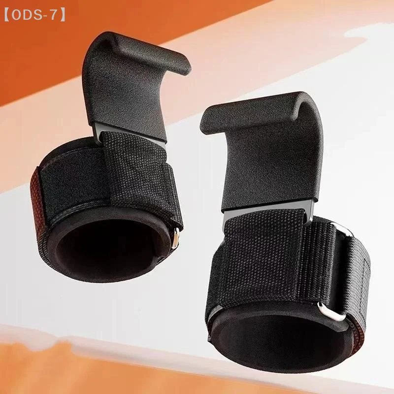 [ODS-7]Weight Lifting Hooks 2Pcs Heavy Duty Non Slip for Deadlift Pull Up Home Gym Workout Fitness Exercise【WO】