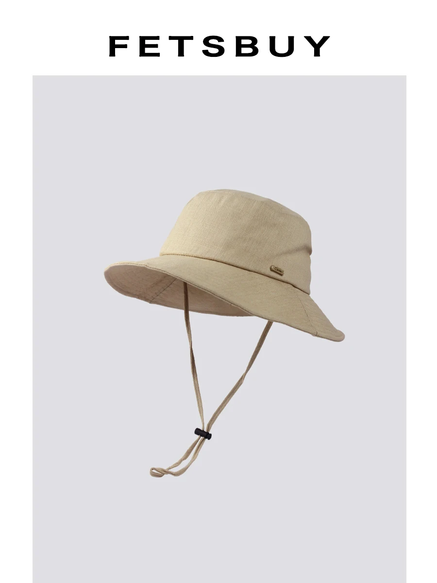 breathable-linen-fishing-cap-adjustable-large-brim-sunscreen-hat-portable-foldable-hiking-mountain-climbing-cap-for-men-and-w