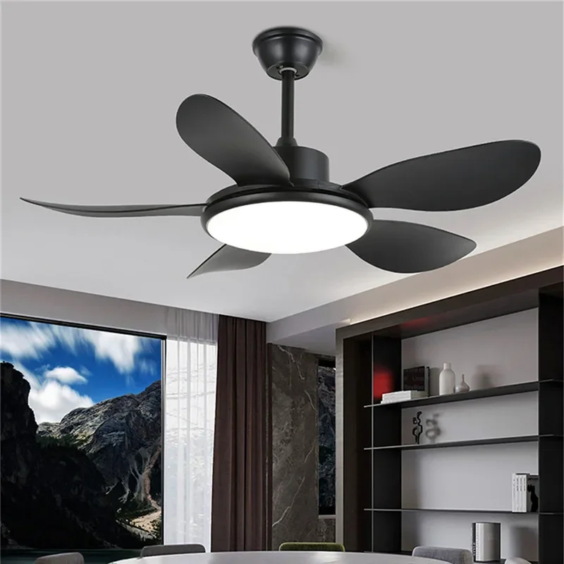 ANITA Modern Fan Light Luxury Living Room Restaurant Bedroom Study LED Ceiling Fan Light Remote Electric Fan Light