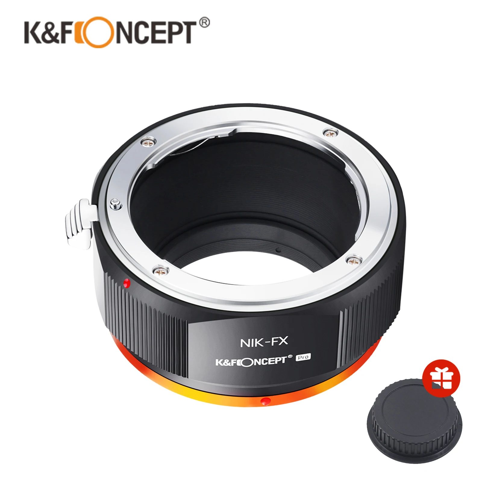 

K&F Concept NIK-FX Adapter PRO for Nikon F ( Auto,K,Ai,Ais,S,D ) Mount to Fujifilm Fuji X S10 XT200 XT4 Lens Adapter