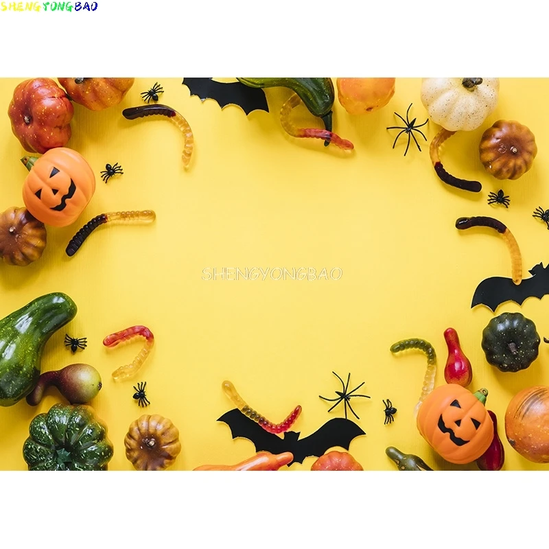 هالوين خلفية علامة مميزة القلعة اليقطين فانوس القمر صورة التصوير خلفية للصور استوديو الدعائم JKL-05 #6