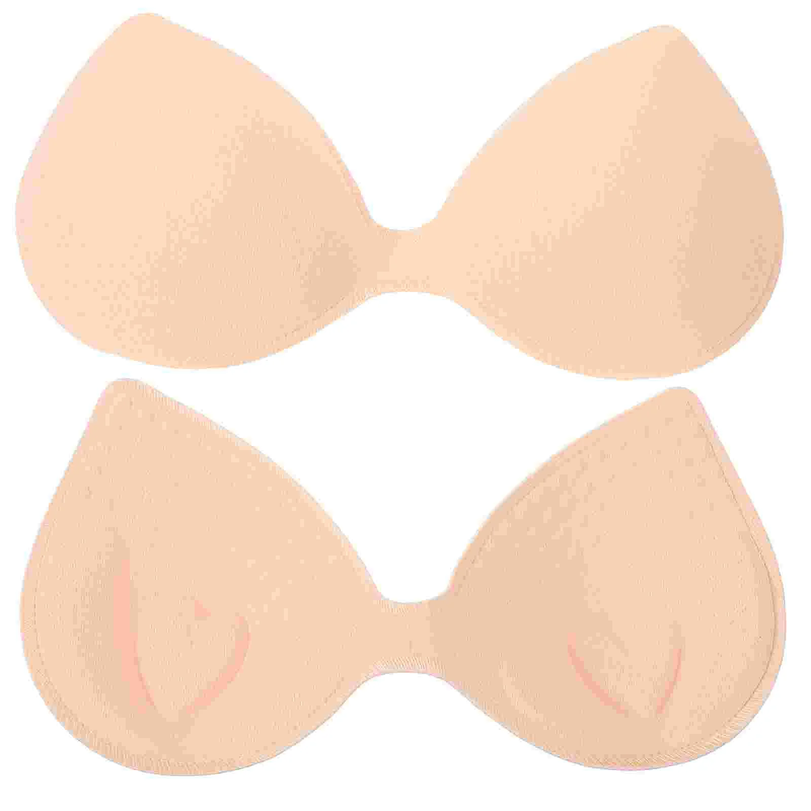

2 Pcs Sports Pads Women Anti-light Detachable Sponge Insert Replacement Inserts for