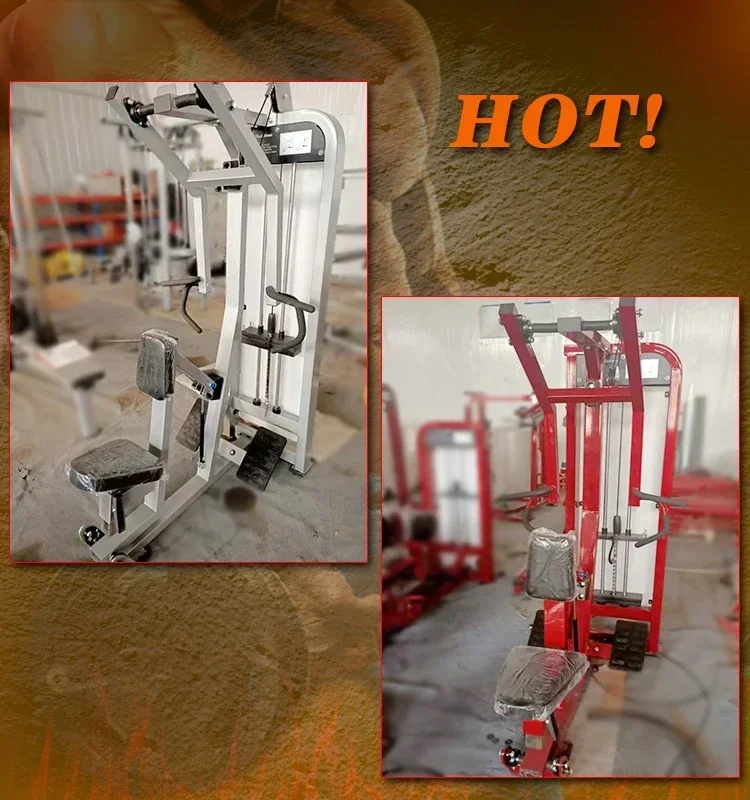 Professional Heavy  Professional Commercial Fitness Exercise Gym Equipment Seated Row Pin Loaded Machine