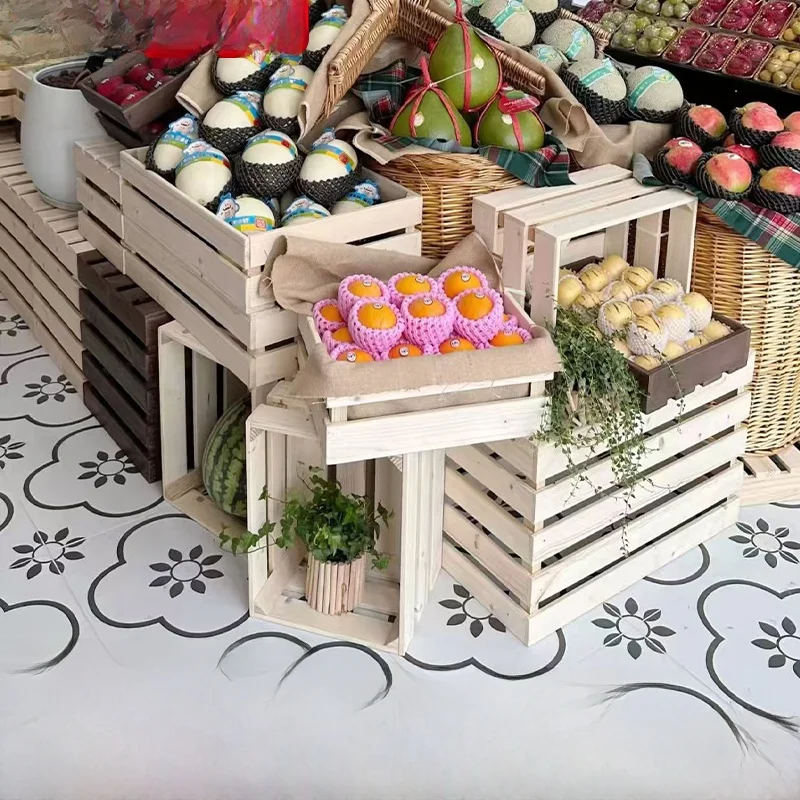 

Винтажный деревянный ящик для хранения, декоративный шкаф-витрина из состаренного дерева, украшение для окна, организация пространства в комнате, товары для дома