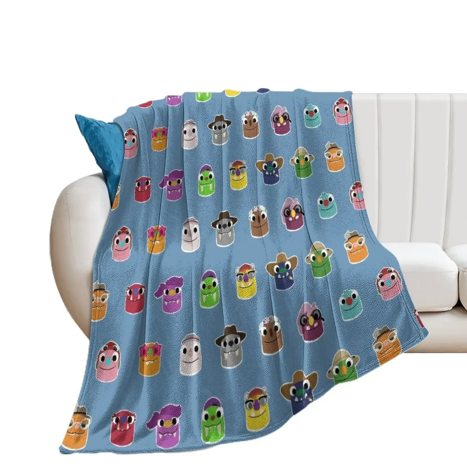 

Bugsnax - All grumpuses Throw Blanket Nap Stuffeds Blankets