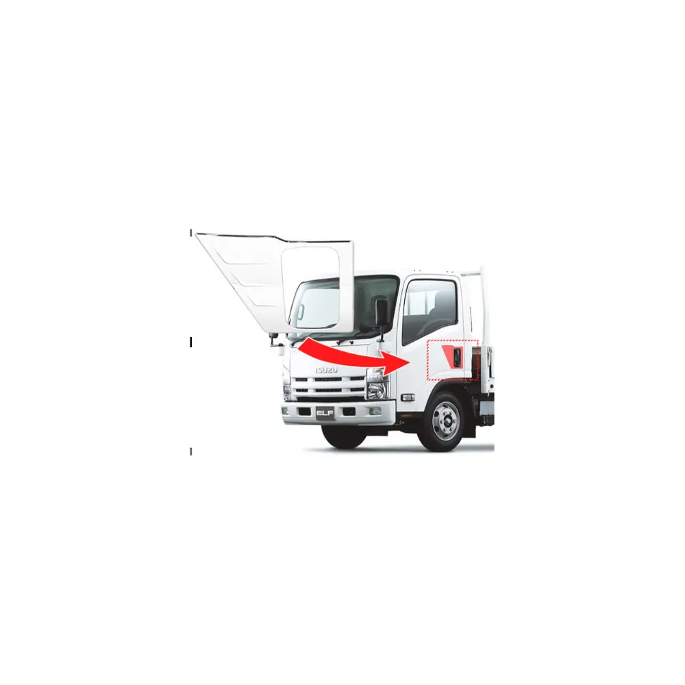 

FDONG Chrome Outside Handle Cover for ISUZU 700P NLR PRO NPR PRO 1 tan 3 tans