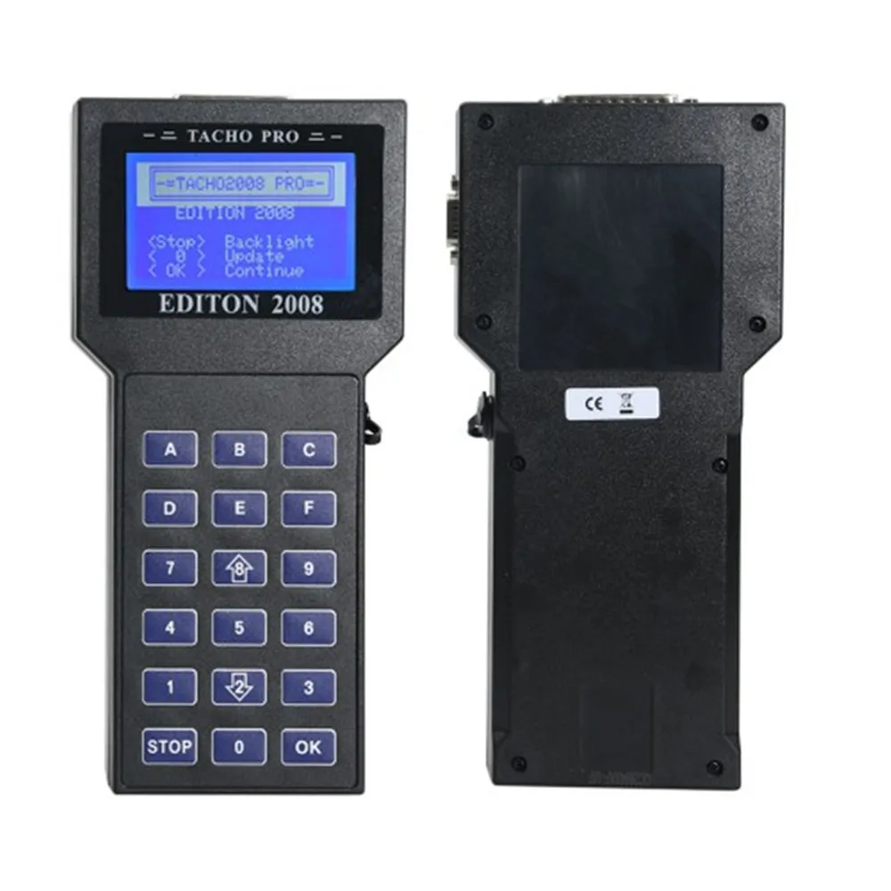Set Lengkap Tacho Pro 2008 Tacho Pro Universal Master Programmer Unit Utama Alat Koreksi Jarak Tempuh Multi-bahasa