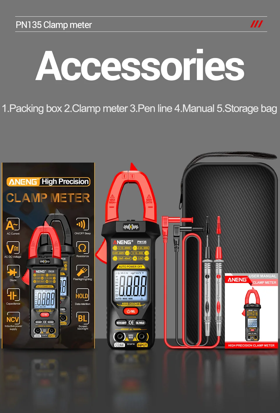 Aneng PN135 4000 Co…