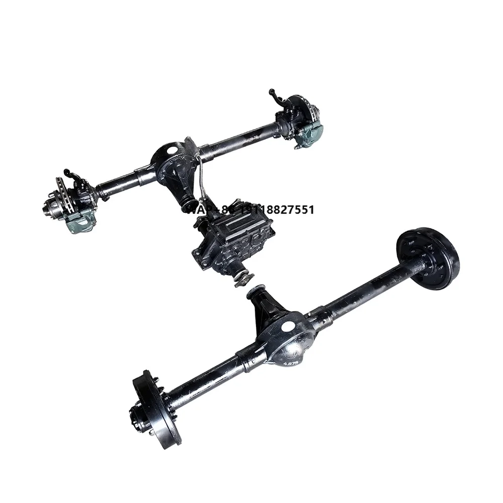 

Good Quality 1 Ton 2 Tons Front Axle Rear Axle Transfer Case Transmission Complete Set 4WD/4X4 Front&Rear Axle&Transfer&Case