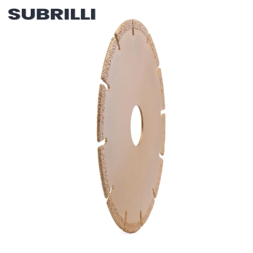 Subrilli 4.5 "115ミリメートル新技術ろうスーパー品質ドライ切削コンクリート花崗岩marbleタイル用のブレードを見切断