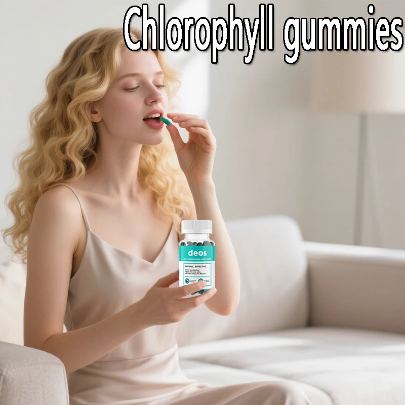 

Chlorophyll gummies improve skin health boost immunity enhance beauty and skincare aid digestion and eliminate bad breath