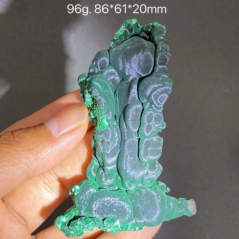 100% Natural Malachite Raw Stone (Maoyan Peacock Stone) Mineral Specimen Healing Crystal Gemstone Collection