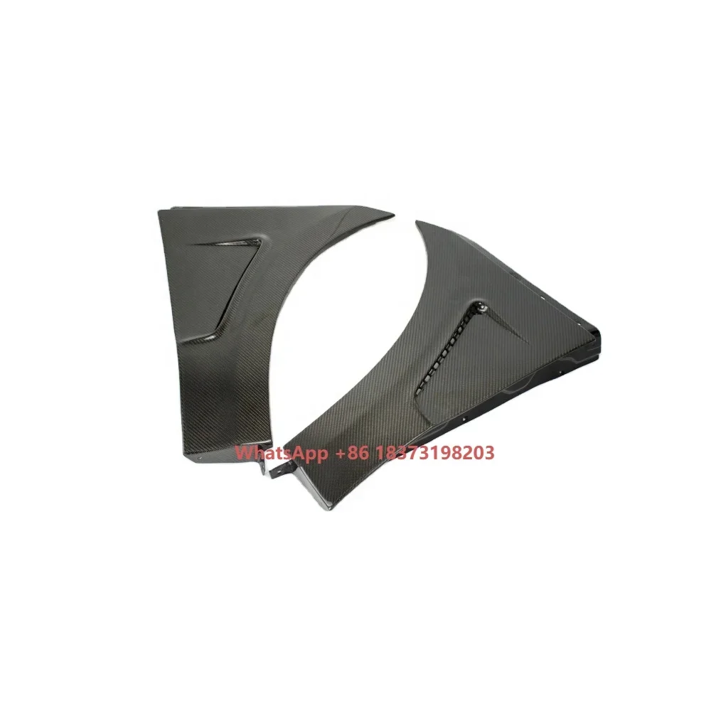 High Quality Carbon Fiber Front Fenders for Macan S GTS 15-21 New Style Decor Trim Fitment