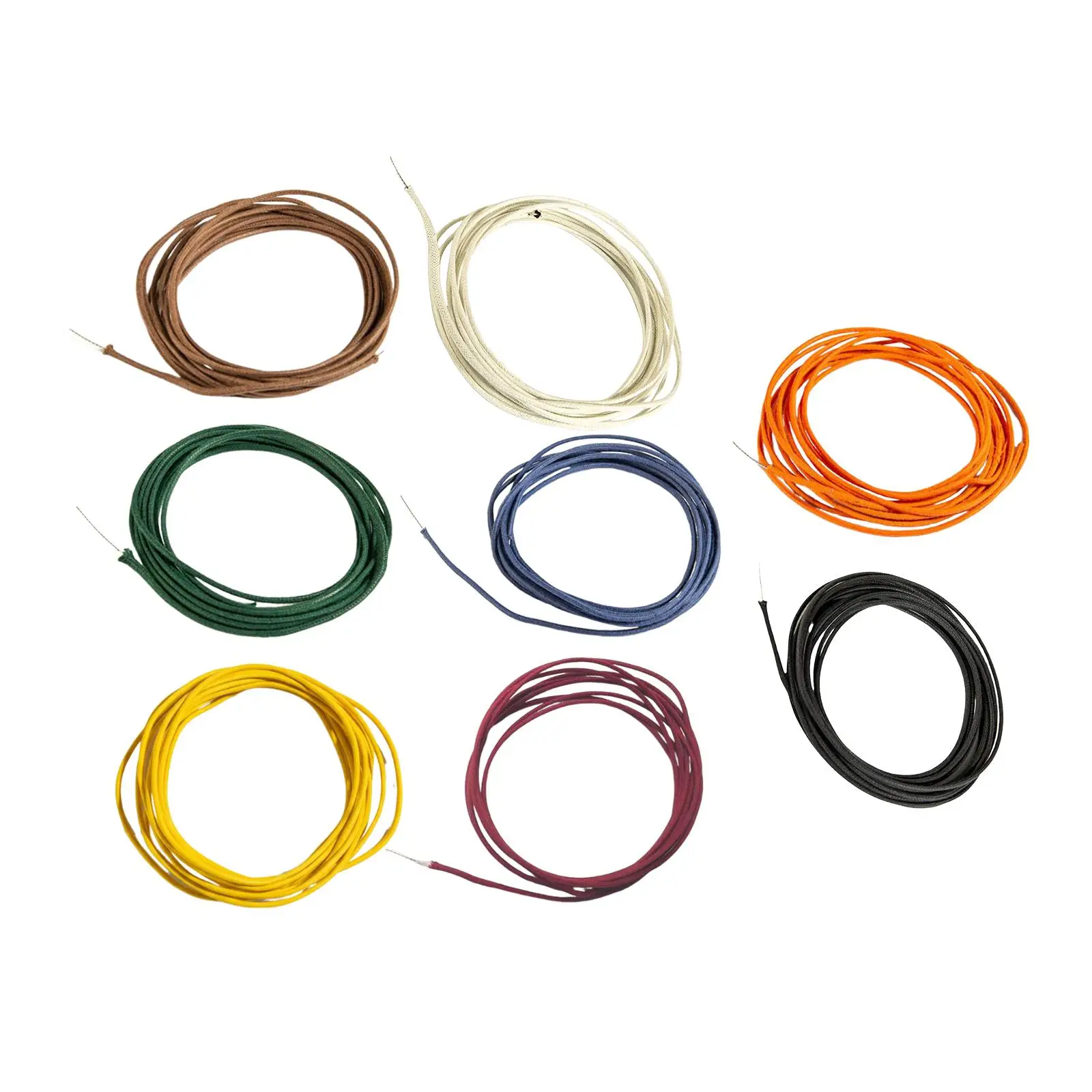 

Braided Shield Electric Guitar Bass Cable 10ft Flexible Wiring for Guitar Accessories Amplifier Selector Switch Connection