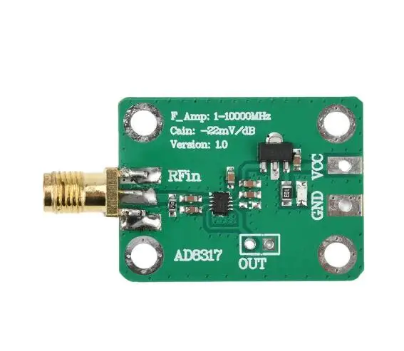 AD8317 logarithmic detector RF module power meter 1M-10000MHz RF signal power detection
