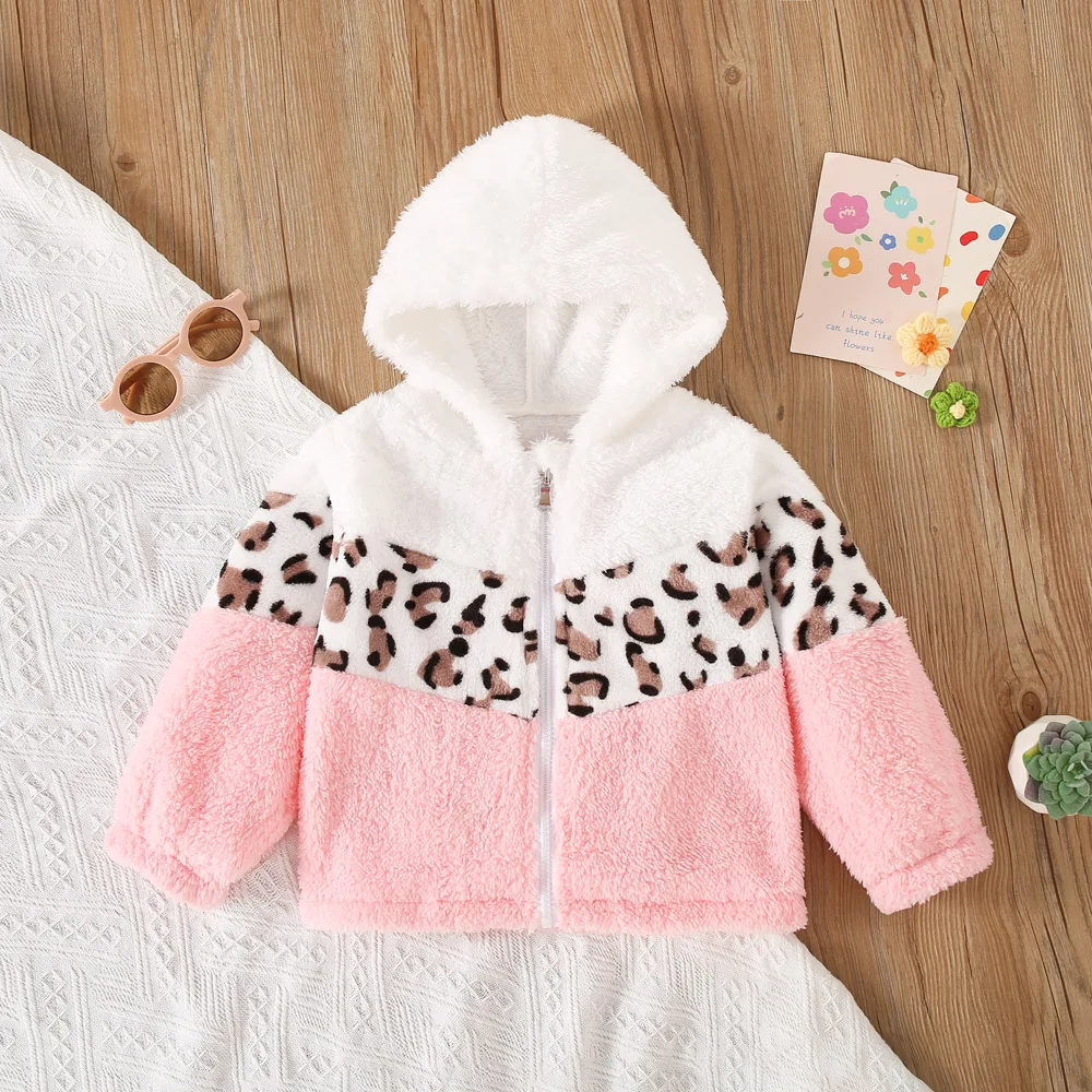 

Children's Clothing Baby Girls' Autumn And Winter Clothes Cute Girls' Velvet Jacket Princess Hooded Woolen Sweater Jacket