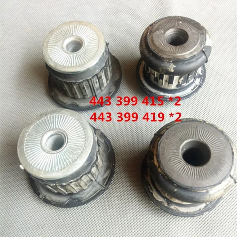 

4 pcs Front Rear Axle Beam Mounting Bonded Rubber bush bracket bushing for Audi 100 1.6 1.9 1.8 443399415 443399419