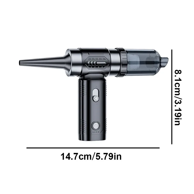 Xiaomi Violent Turbo Fan 100000RPM Высокоскоростной турбинный вентилятор с наддувом Hurricane Бесщеточный двигатель Электрический пылесборник 4500Pa