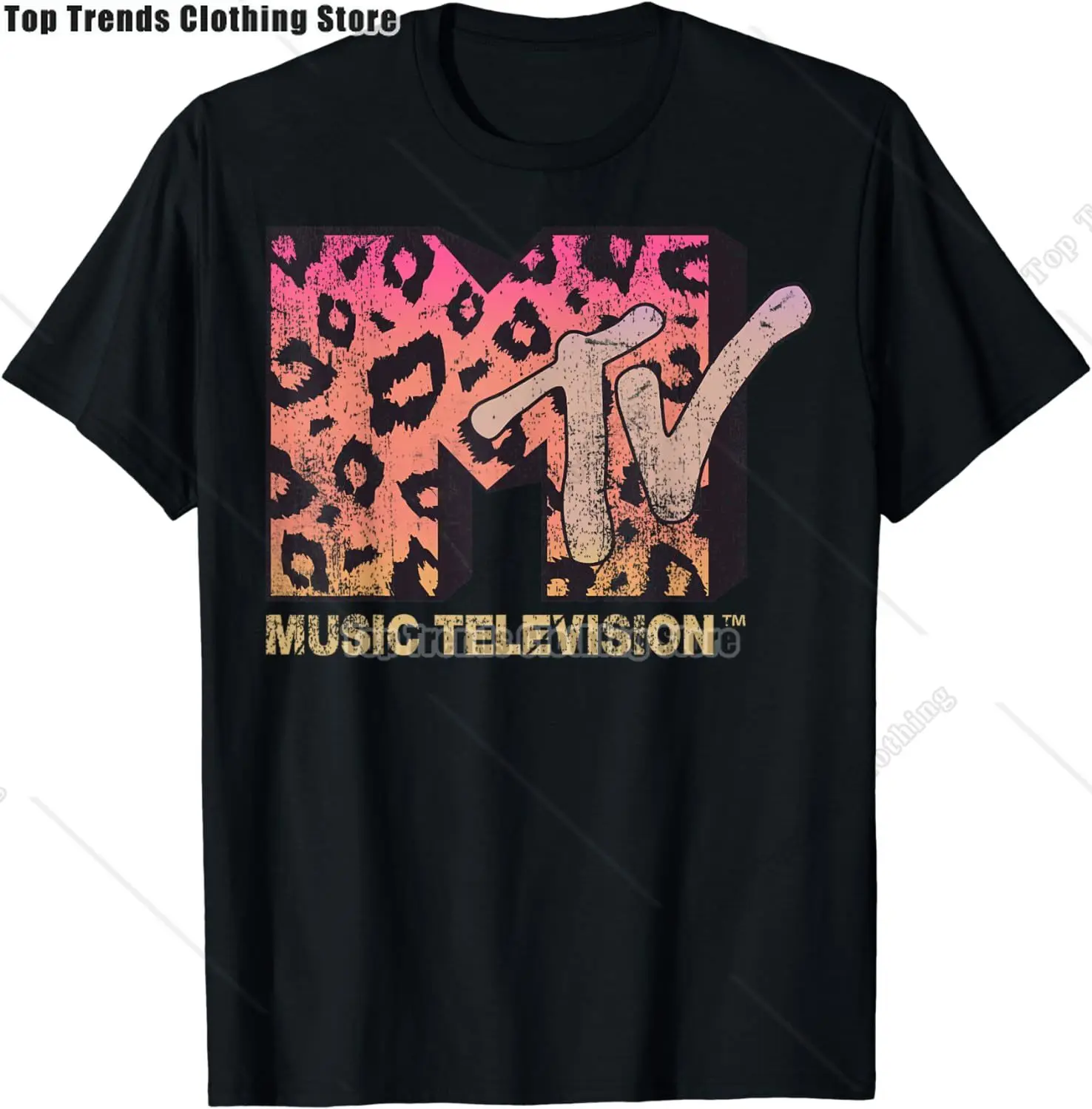 MTV Classic Logo Moster Design T- Shirts T-Shirt