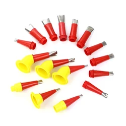 Universal Integrated Rubber Nozzle Tool Stainless Steel Caulking Nozzle Tips Coating Easy Caulking Finisher Set Dropshipping