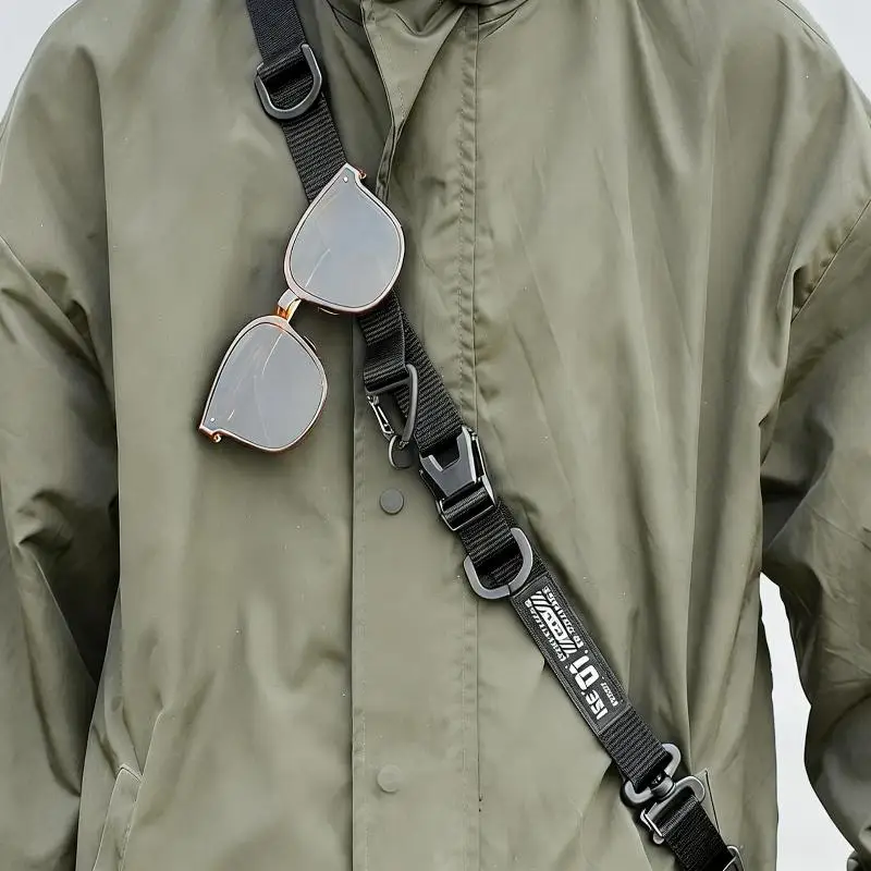 New 1Pcs Multifunction Crossbody Bag Strap Adjustable Crossbody Strap Outdoor Camping Quick Release Bag Strap With Hanging Ring