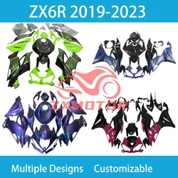 Body Parts Fairing Kit ZX 6R 2019 2020 2021 2022 2023  Motorcycle ABS Fairings Injection Bodywork Set for KAWASAKI 636 ZX6R