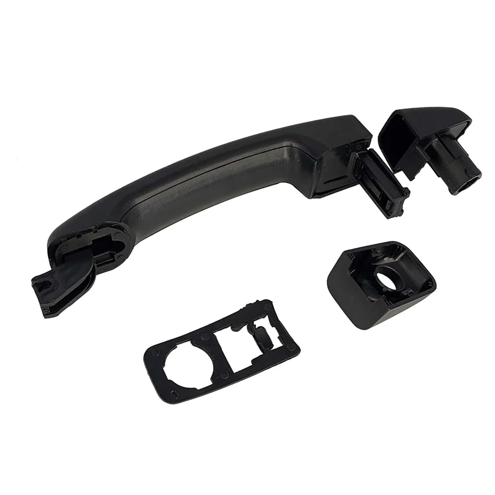 Exterior Door Handle 806067794R 80607-00Q0J 4420185 806075963R for Renault Master MK3 Black Easily Install Sturdy Accessory