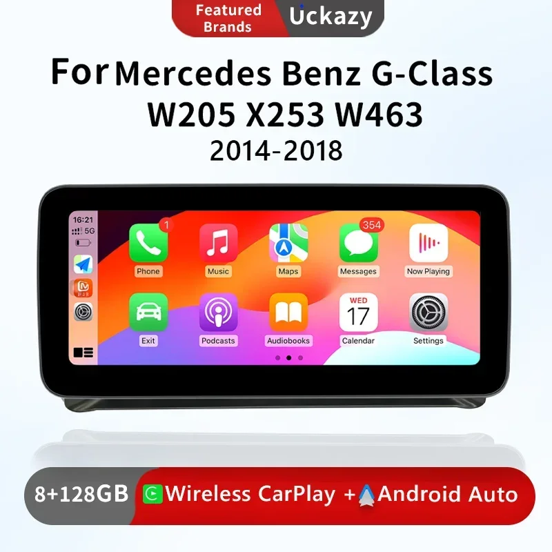 

10.25" Android 13 Car Radio for Mercedes Benz C Class W205 GLC Class X253 W446 2014-2018 Multimedia Screen Navigation 4G Carplay