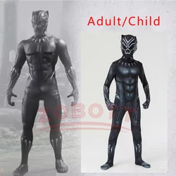 Boys Black Panther Tights Superhero Tights Movie Character Cosplay Justice Hero Mask Set Halloween Dress Up Kids Fantasy Costume