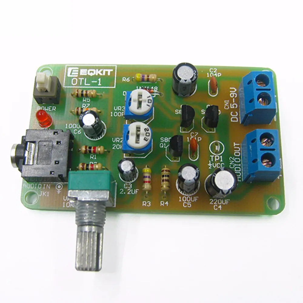 DIY Kit OTL Power Amplifier Circuit OTL Discrete Component Amplifier Suite for Training Exams Competitions