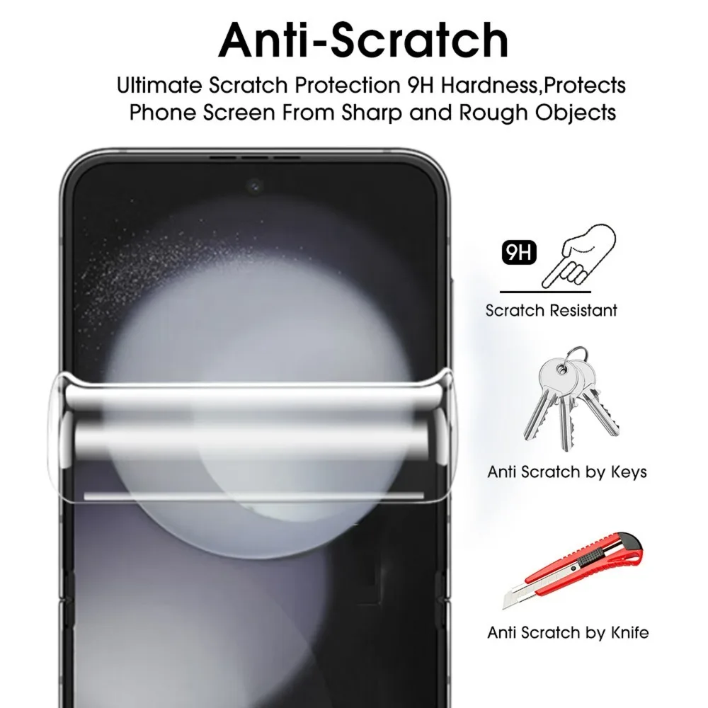 Folia hydrożelowa 6w1 Anti-Spy Privacy do Samsung Galaxy Z Flip 7 Ochrona ekranu Anti-scratch Privacy Hydrogel Film do Flip 7