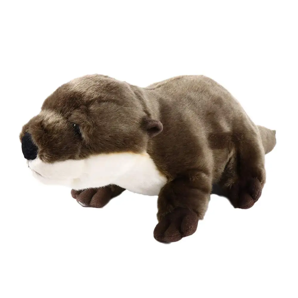 Christmas Gift Birthday Animal Plush Toy Lifelike 46cm Cute Stuffed Animal Otter Plush Toy Simulation Otter Otter Stuffed Dolls