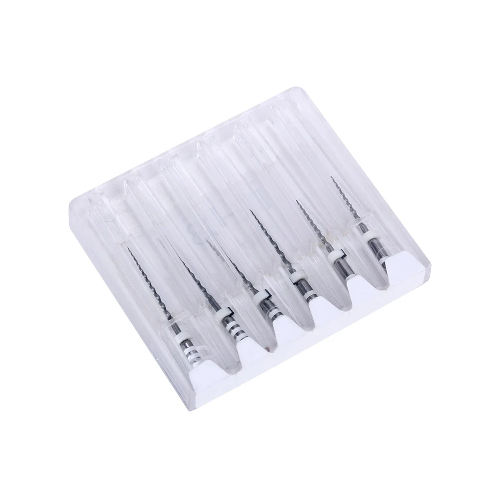 OLIECO 6PCS/Box Dental Retreatment Root Canal NiTi File D1 D2 D3 Nickel-Titanium Endo Engine Use End Files Dentistry Instrument