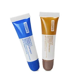 100pcs Vitamin A D Tattoo Aftercare Cream Gel Healing Skin Anti-Scar Preserve Color PMU Care Tattoo Accessories Brown